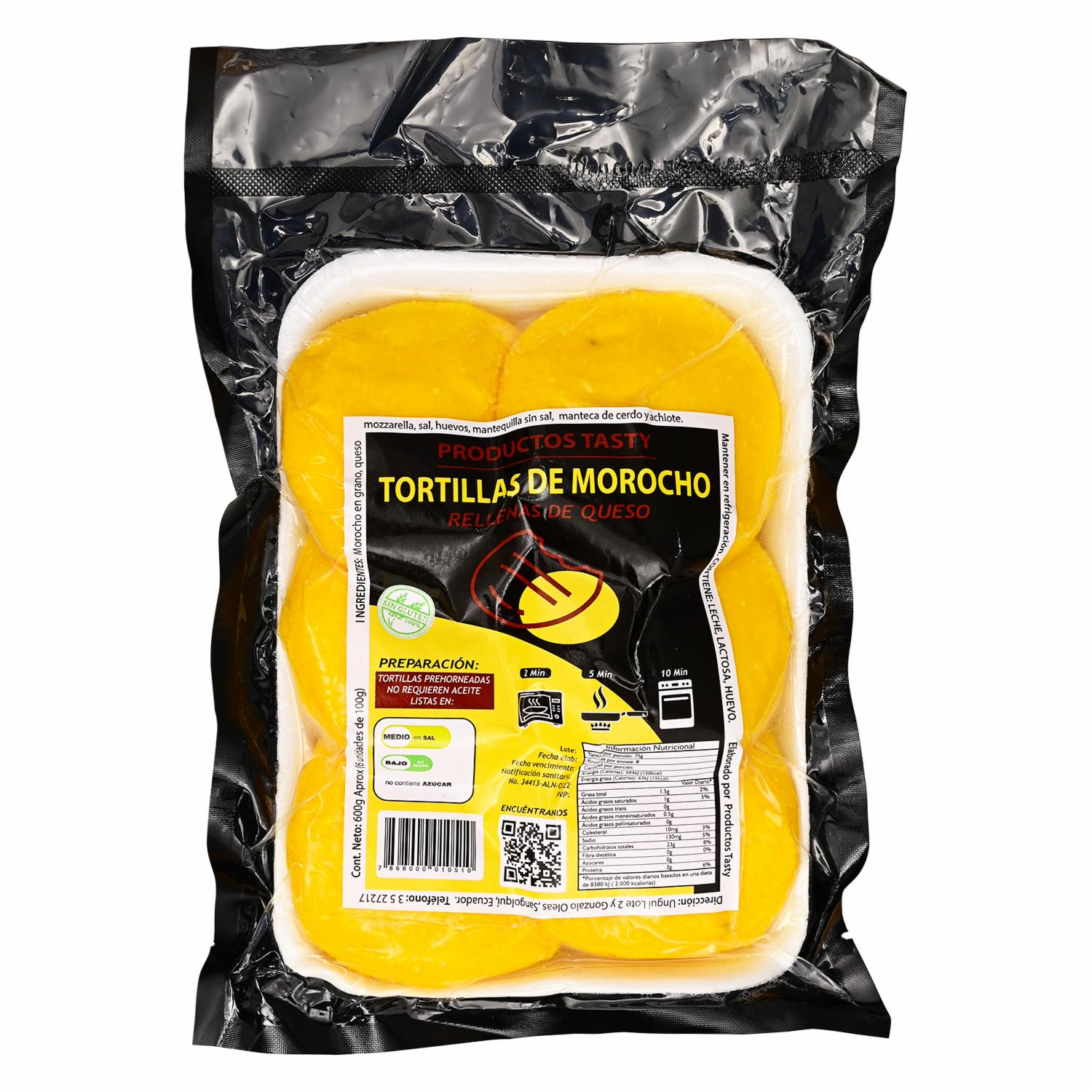Tortillas De Morocho PRODUCTOS TASTY 600 G