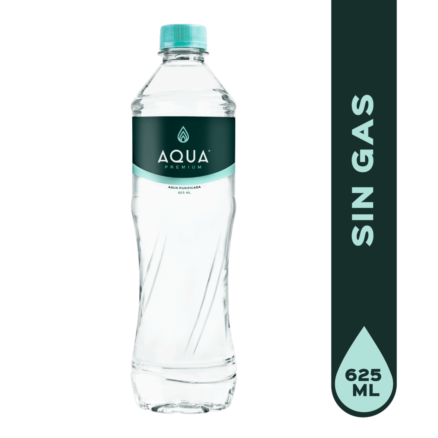 Agua Sin Gas Purificada AQUA PREMIUM 625 Ml