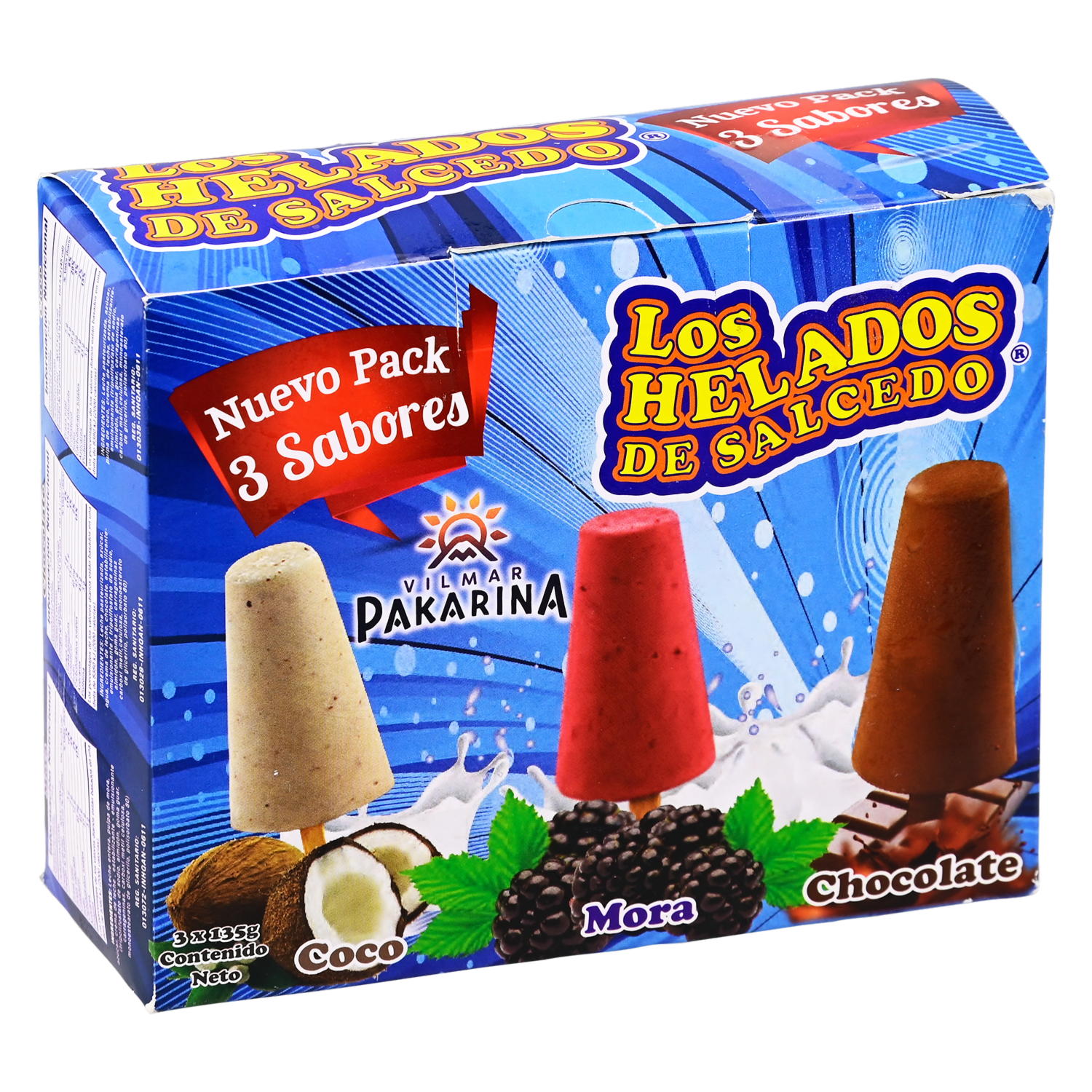 Helados De Salcedo Sabores Surtidos LOS HELADO DE SALCEDO X 3 135 G