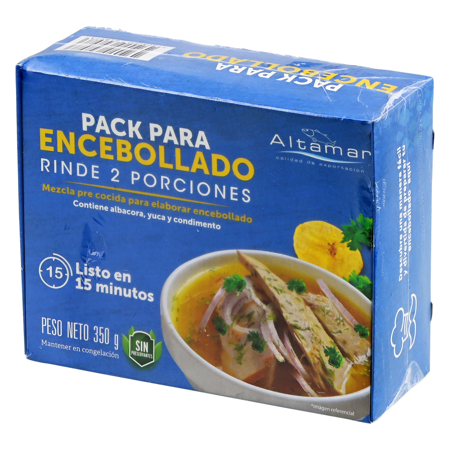 Encebollado Mezcla Pre Cocida ALTAMAR 350 G