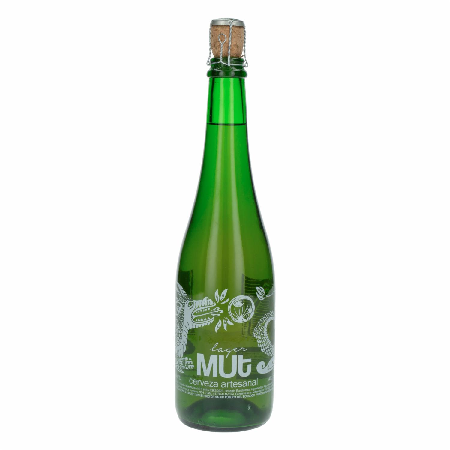 Cerveza Artesanal Lager Mut 750ml
