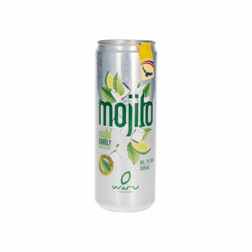 Coctel Mojito Bubbly Waru 355 Ml