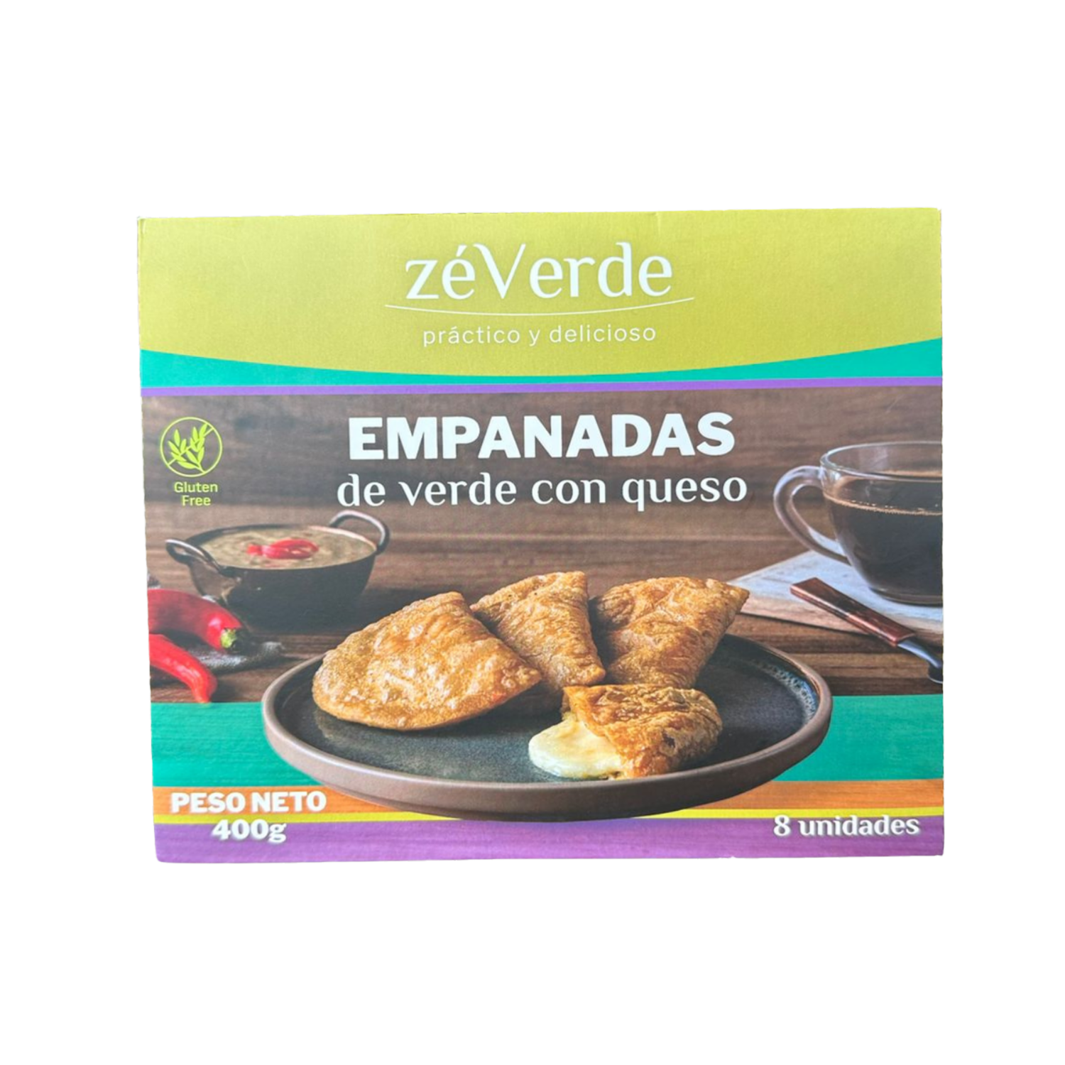 Empanadas De Verde Congeladas Con Queso ZÉ VERDE 400 G