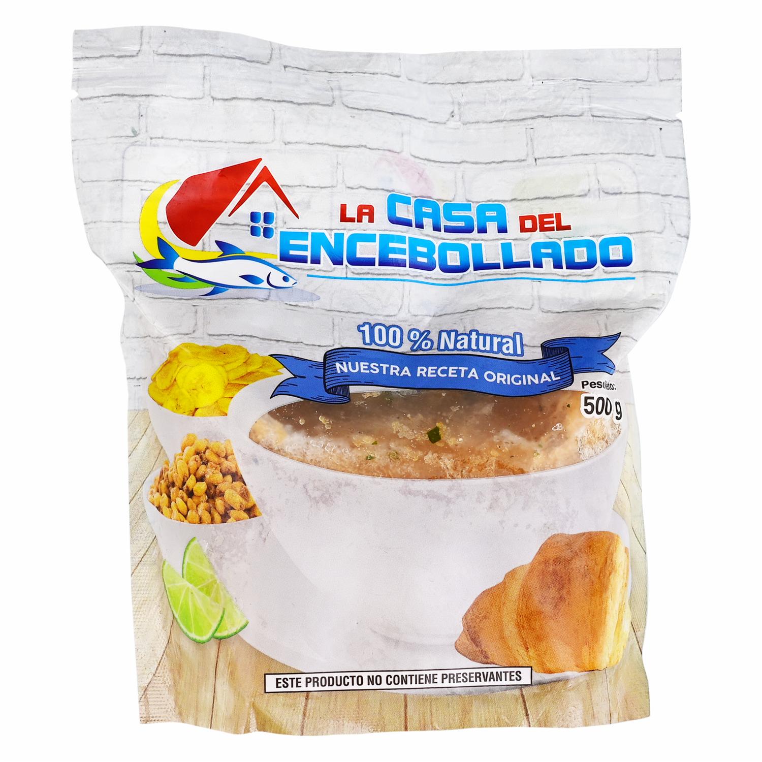 Encebollado Congelado 100% Natural CASA DEL ENCEBOLLADO 500  G