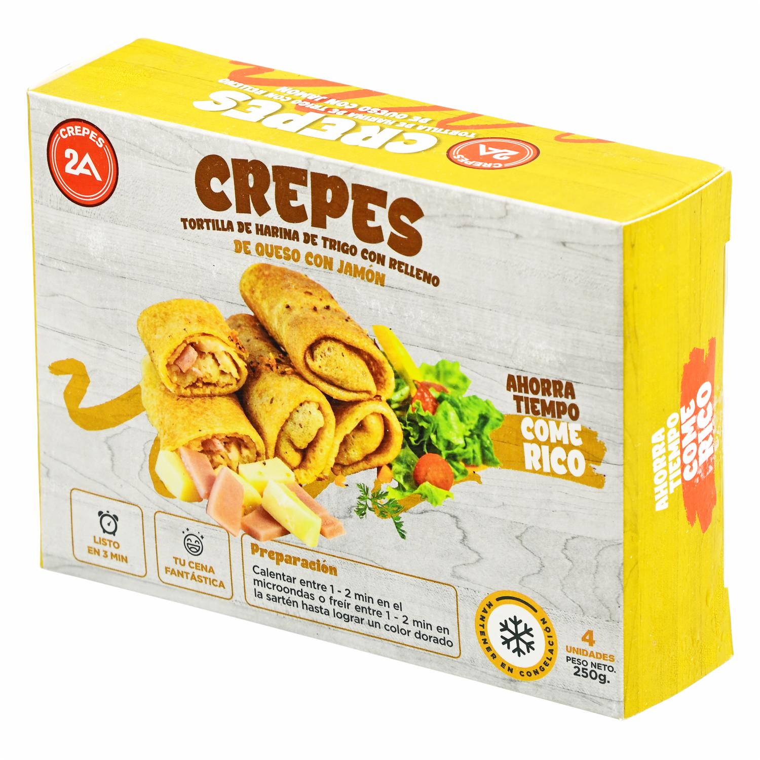 Crepes De Queso Con Jamón CREPRES 2A 250 G