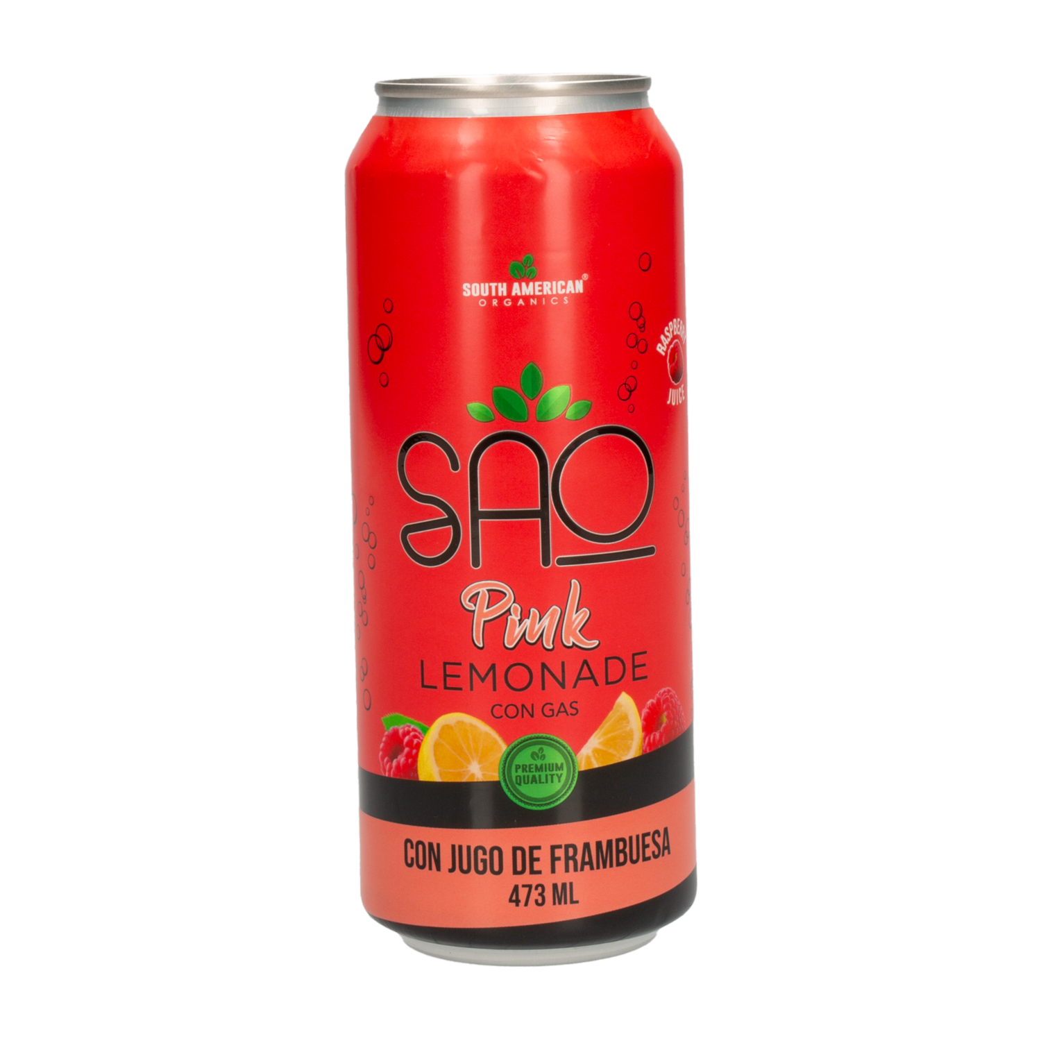 Limonada Pink Con Jugo De Frambuesa SAO 473 Ml