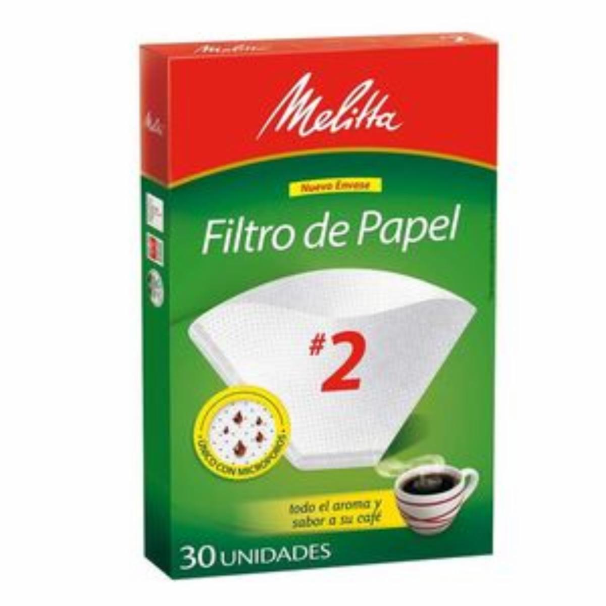 Filtros De Café Papel Melitta N° 2 MELITTA 30 Uds