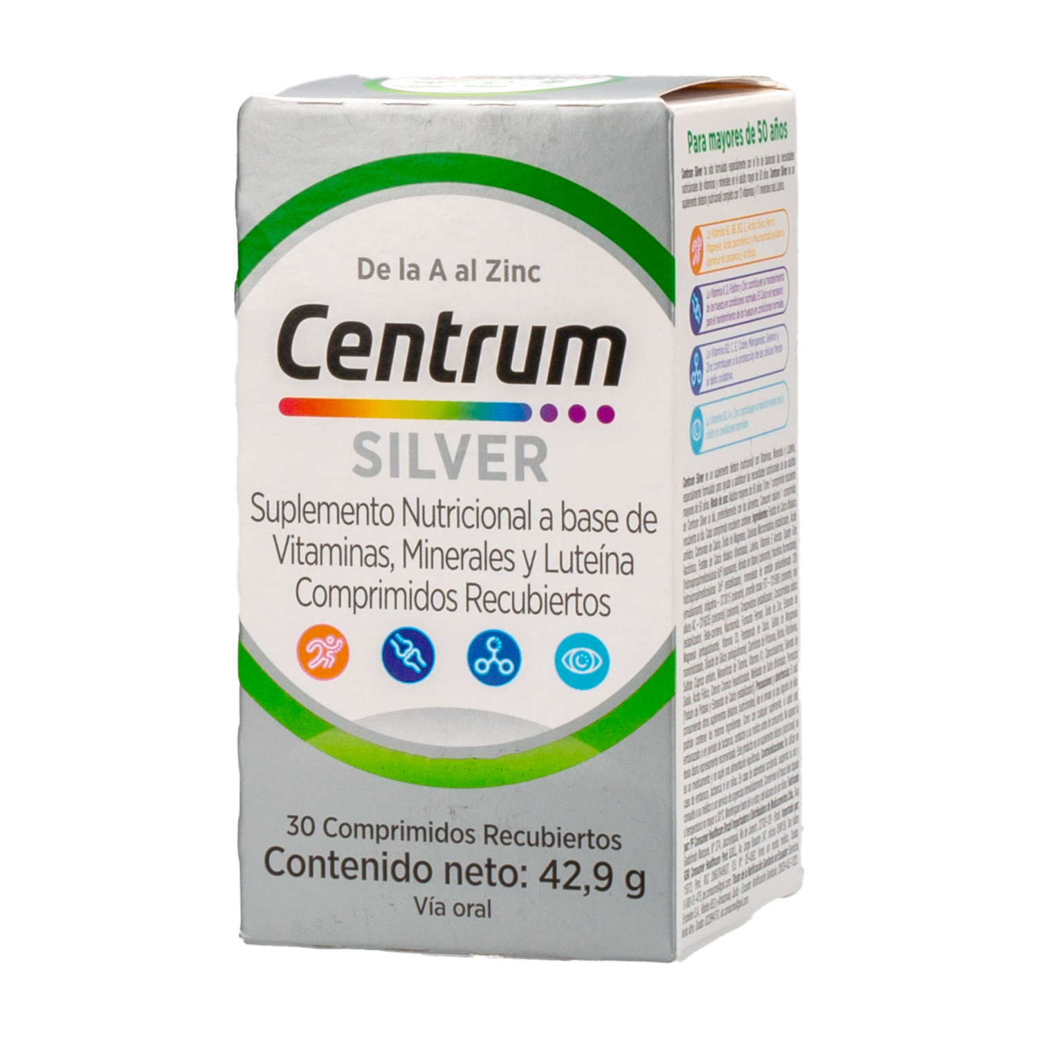 Suplemento Nutricional A Base De Vitaminas Y Minerales CENTRUM 42.90 G