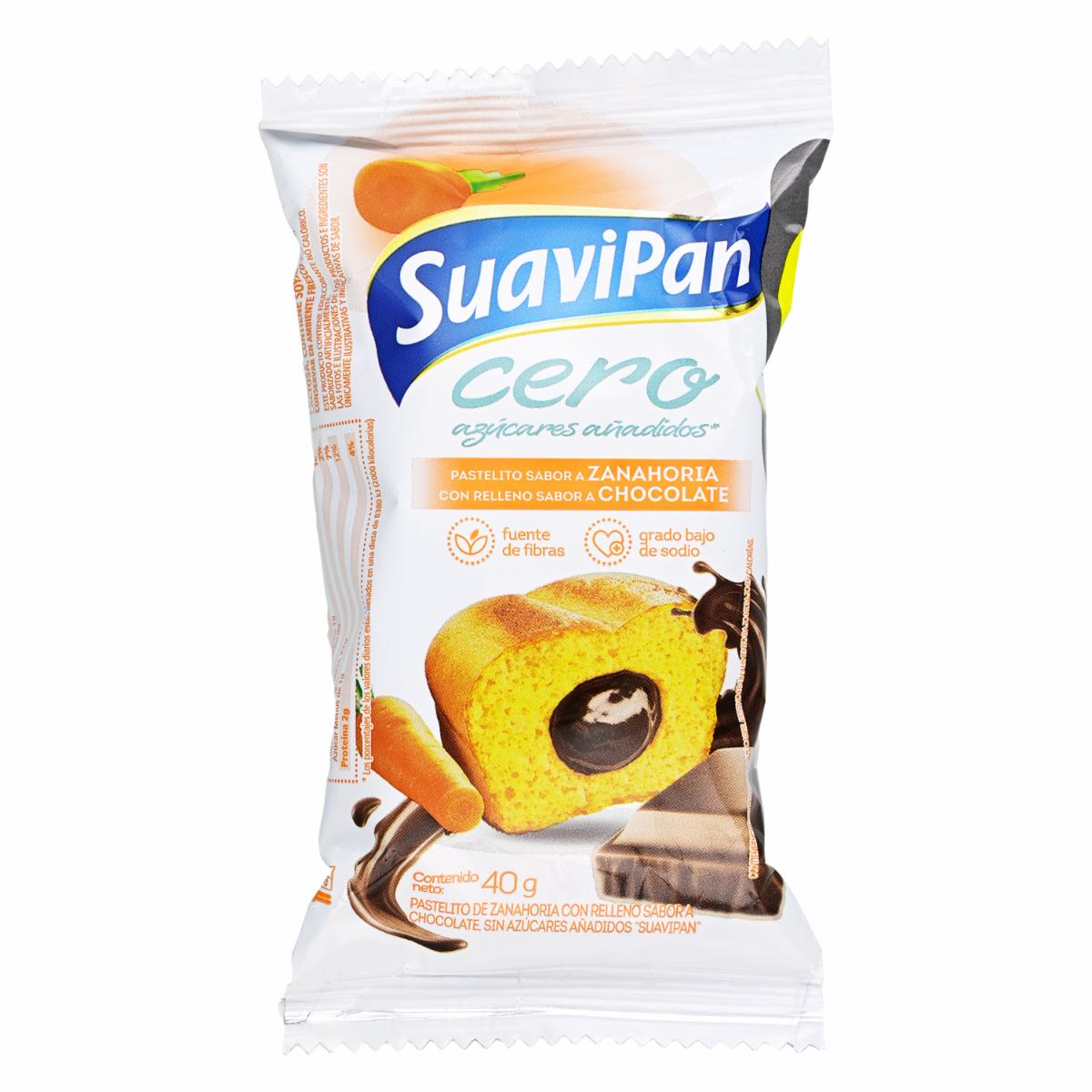 Pastel De Zanahoria Sin Azúcar Añadido SUAVIPAN 40 G