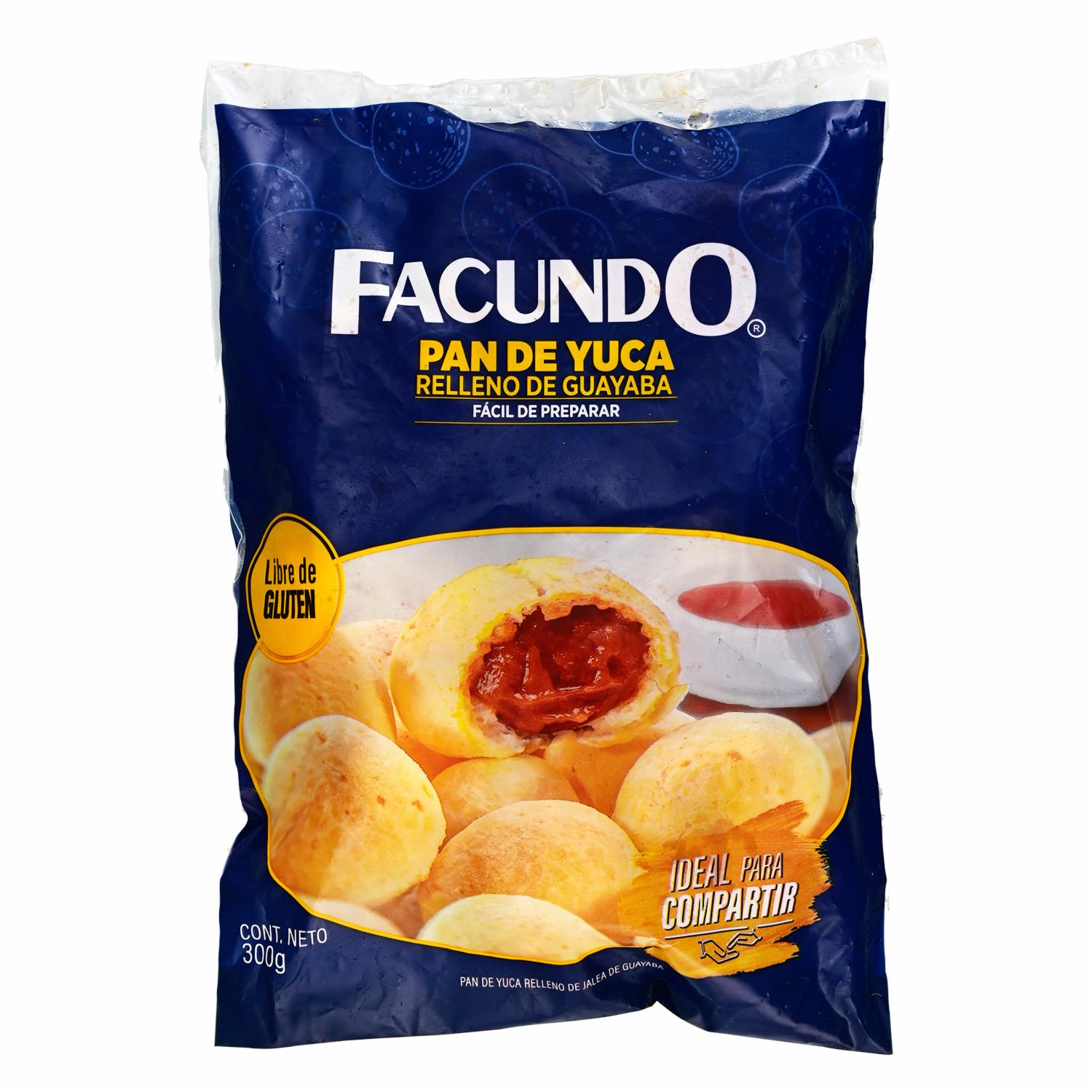 Pan De Yuca Con Relleno De Guayaba FACUNDO 300  G