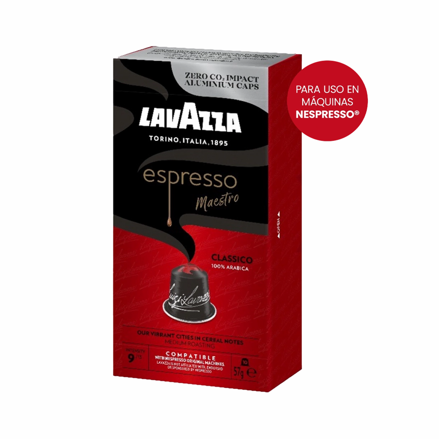 Café En Cápsulas Espresso Clásico LAVAZZA 57 G