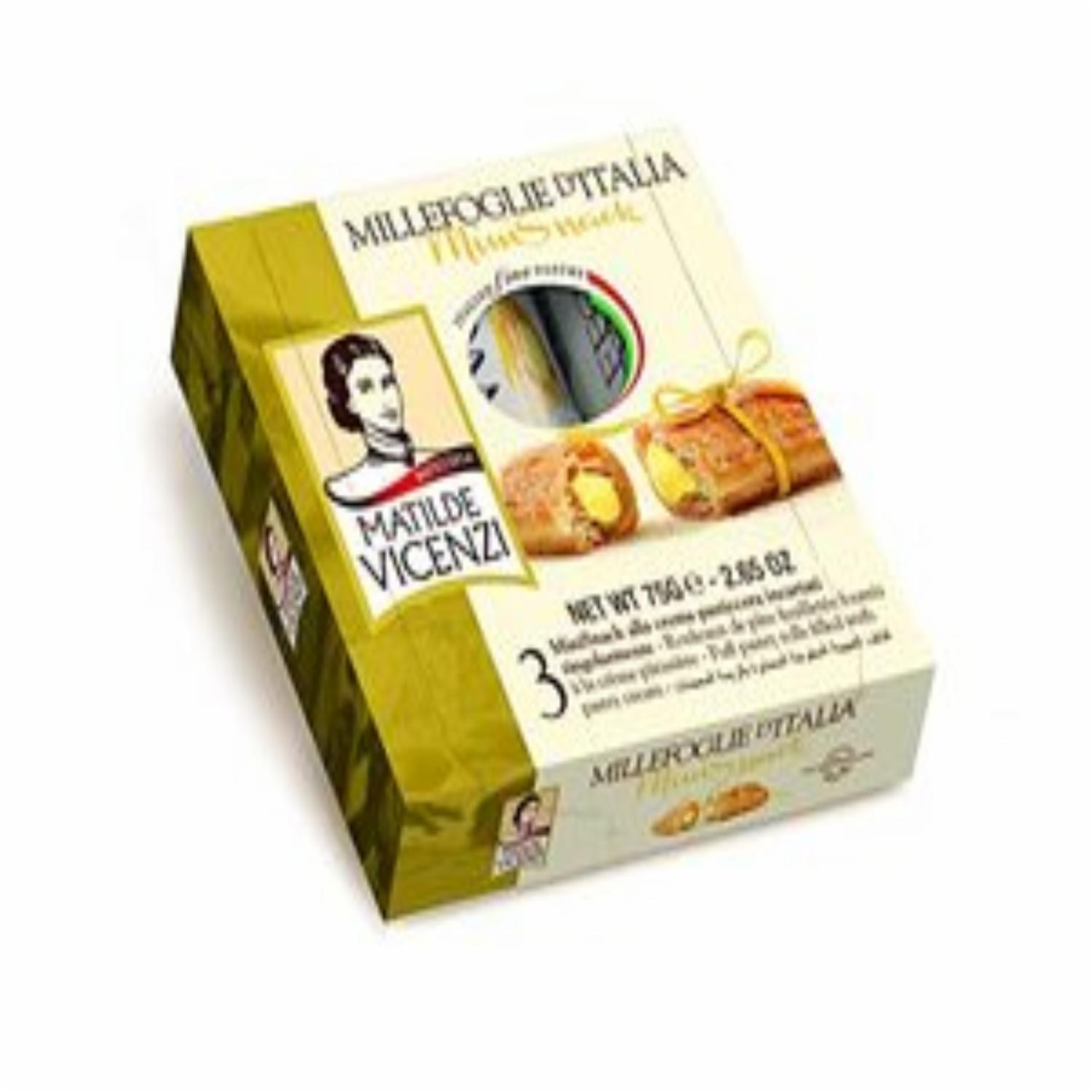Galleta De Hojaldres Rellena De Crema De Avellanas MATILDE VICENZI 24 X 25 G