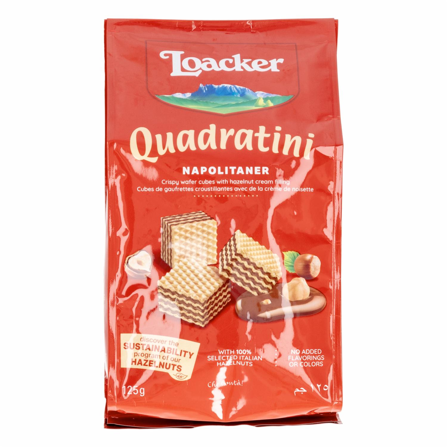 Galletas Dulces Dados Con Avellana LOACKER 125 G