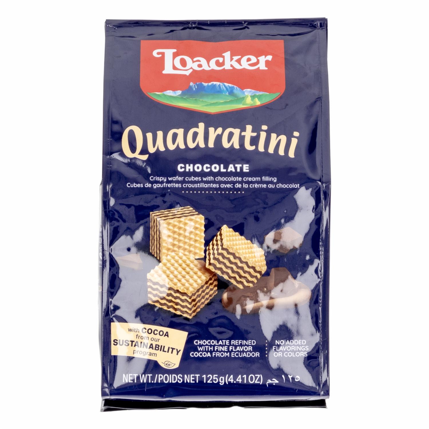 Galletas Dulces Dados De Chocolate LOACKER 125 G