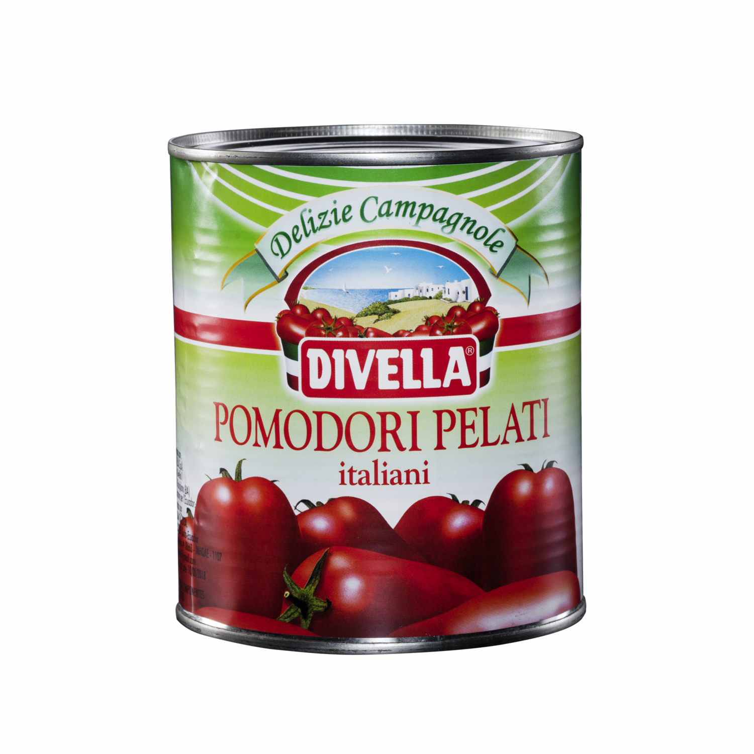 Tomate En Lata Pomodori Pelati DIVELLA 800 G