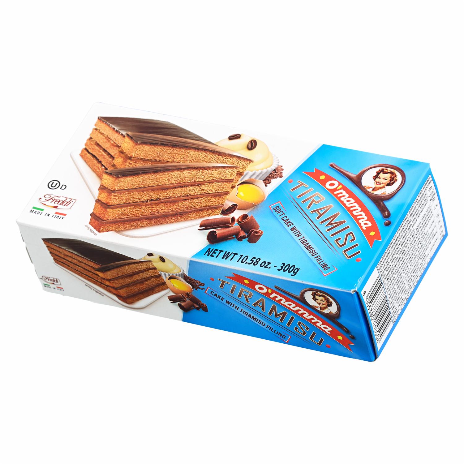 Torta Tiramisú Con Relleno O´MAMMA 300 G