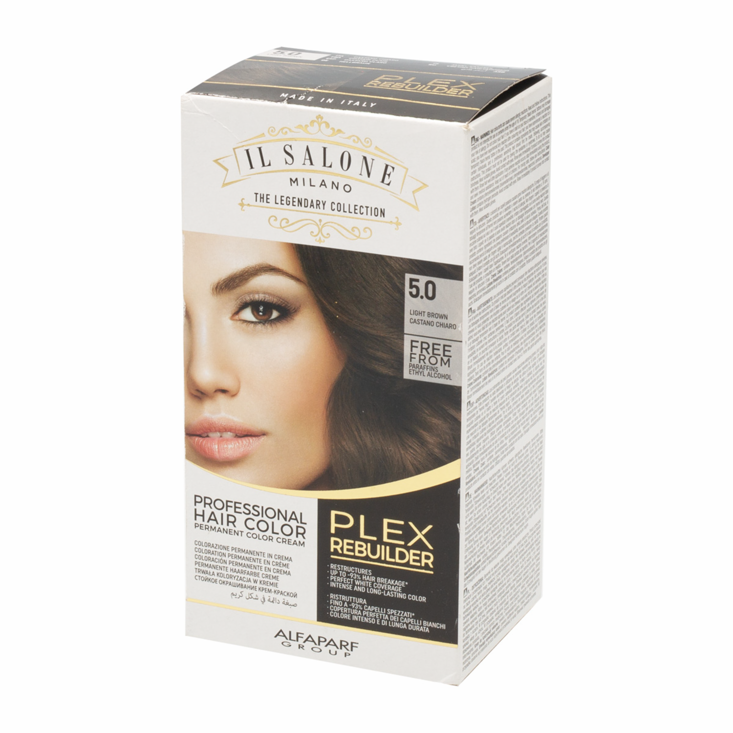 Tinte De Cabello Tono 5 Castaño Medio IL SALONE MILANO Paquete