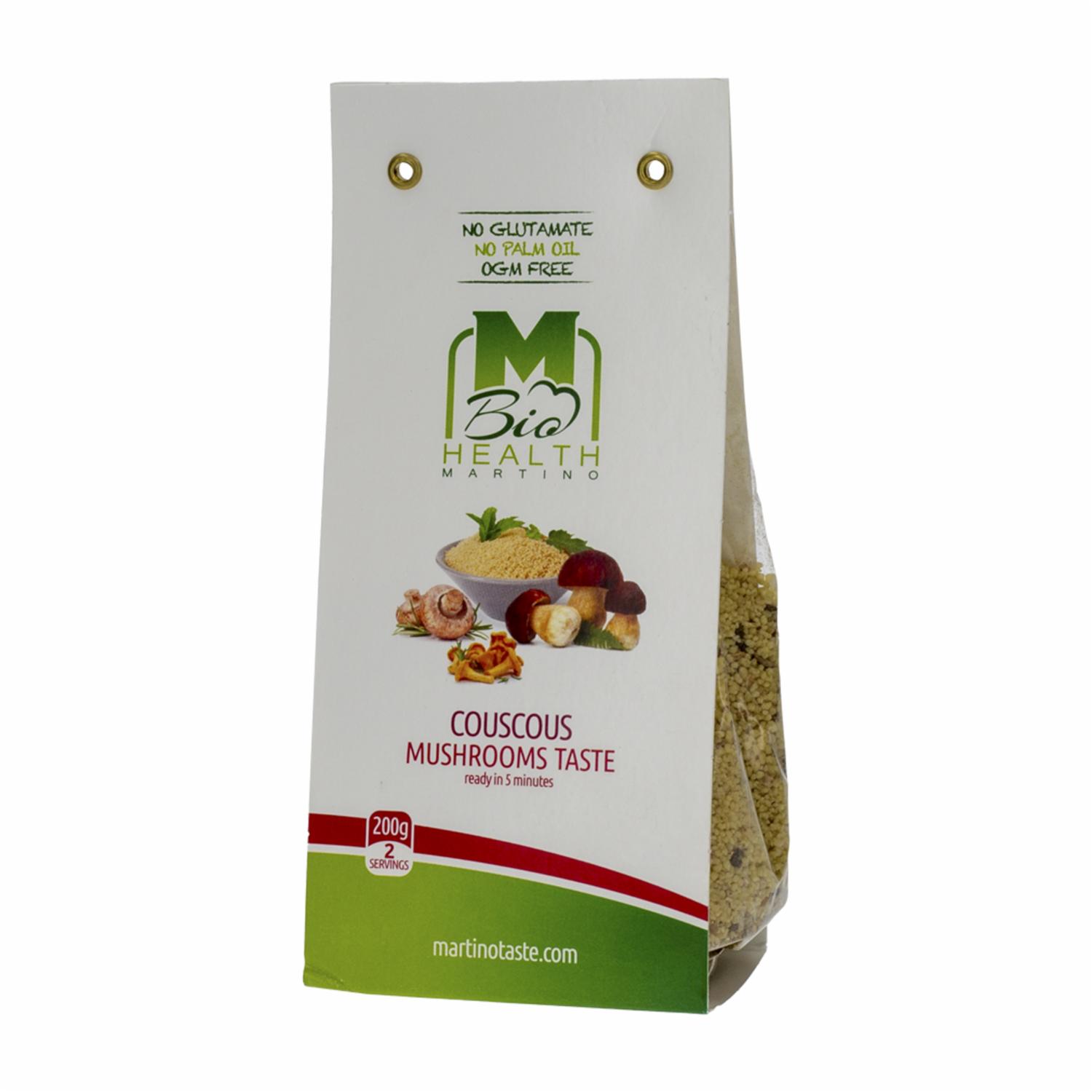 Cous Cous Champiñones Porcini Orgánico MARTINO 200 G
