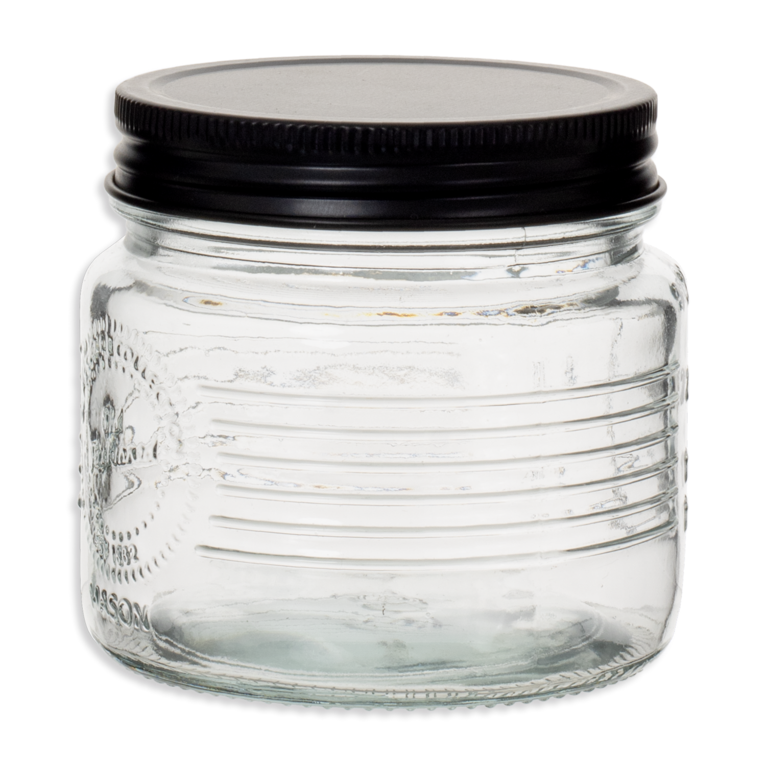 Frasco Metalica Negra OLD FASHIONED Con Tapa