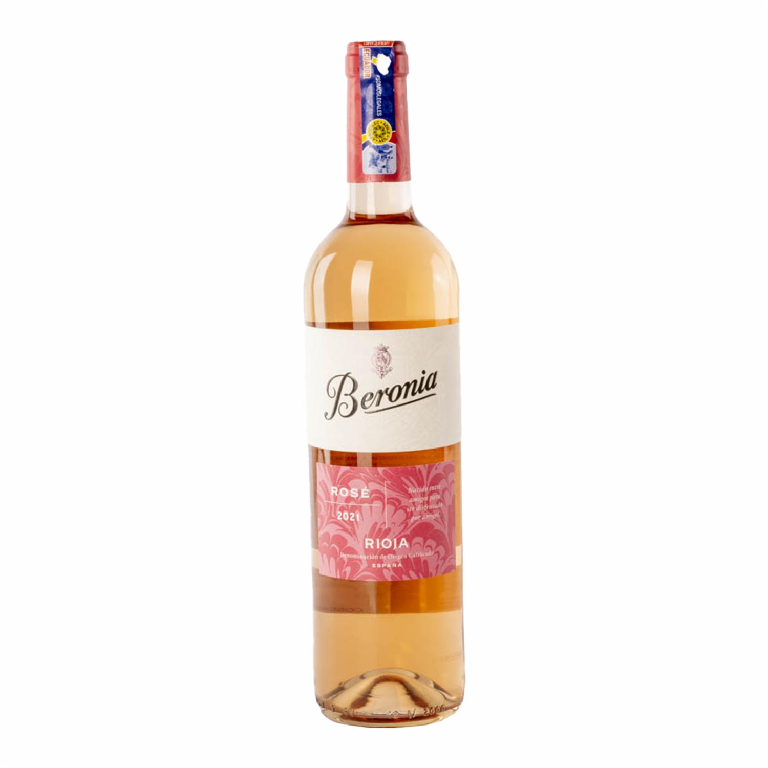 Vino Rosado Semisweet Beronia 750 Ml
