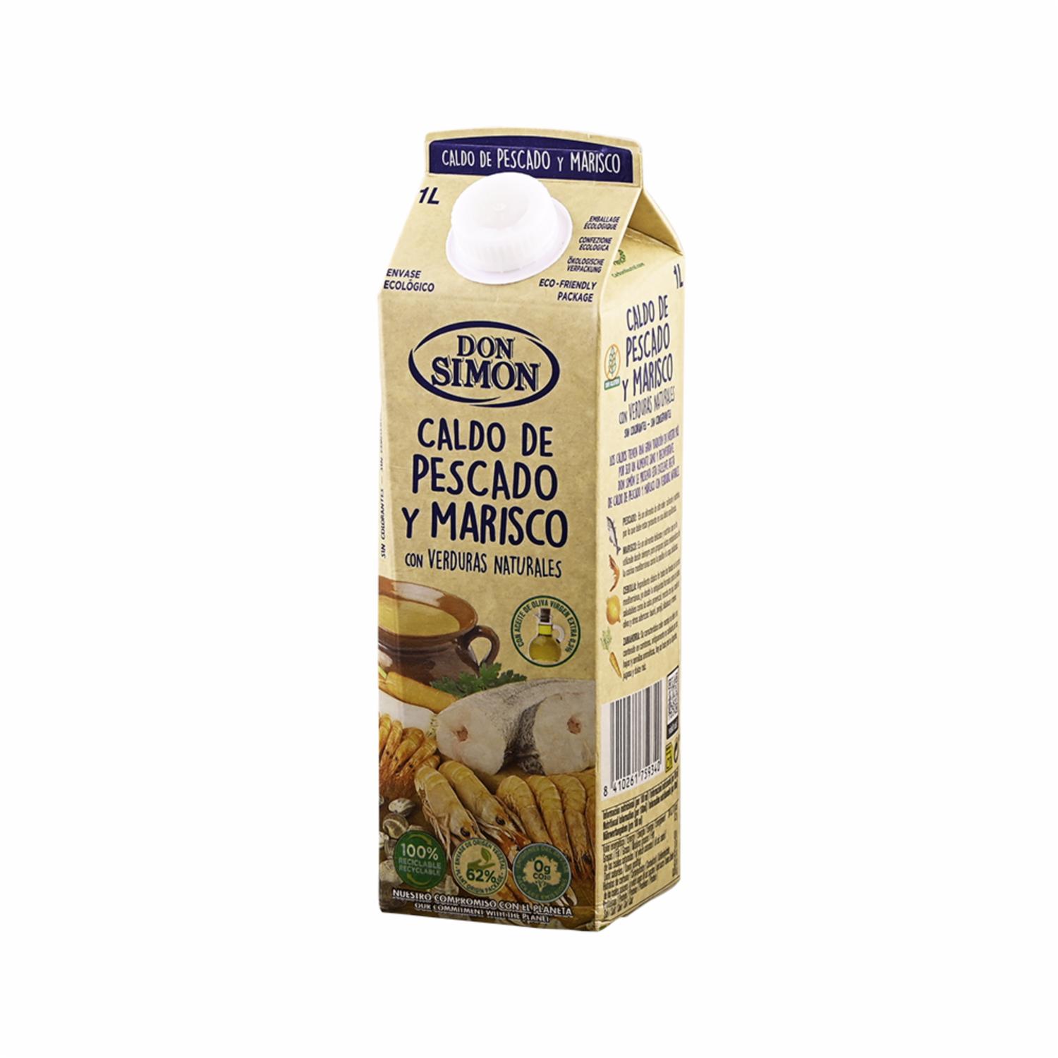 Caldo De Pescado Y Mariscos Líquido DON SIMON Tetrapak