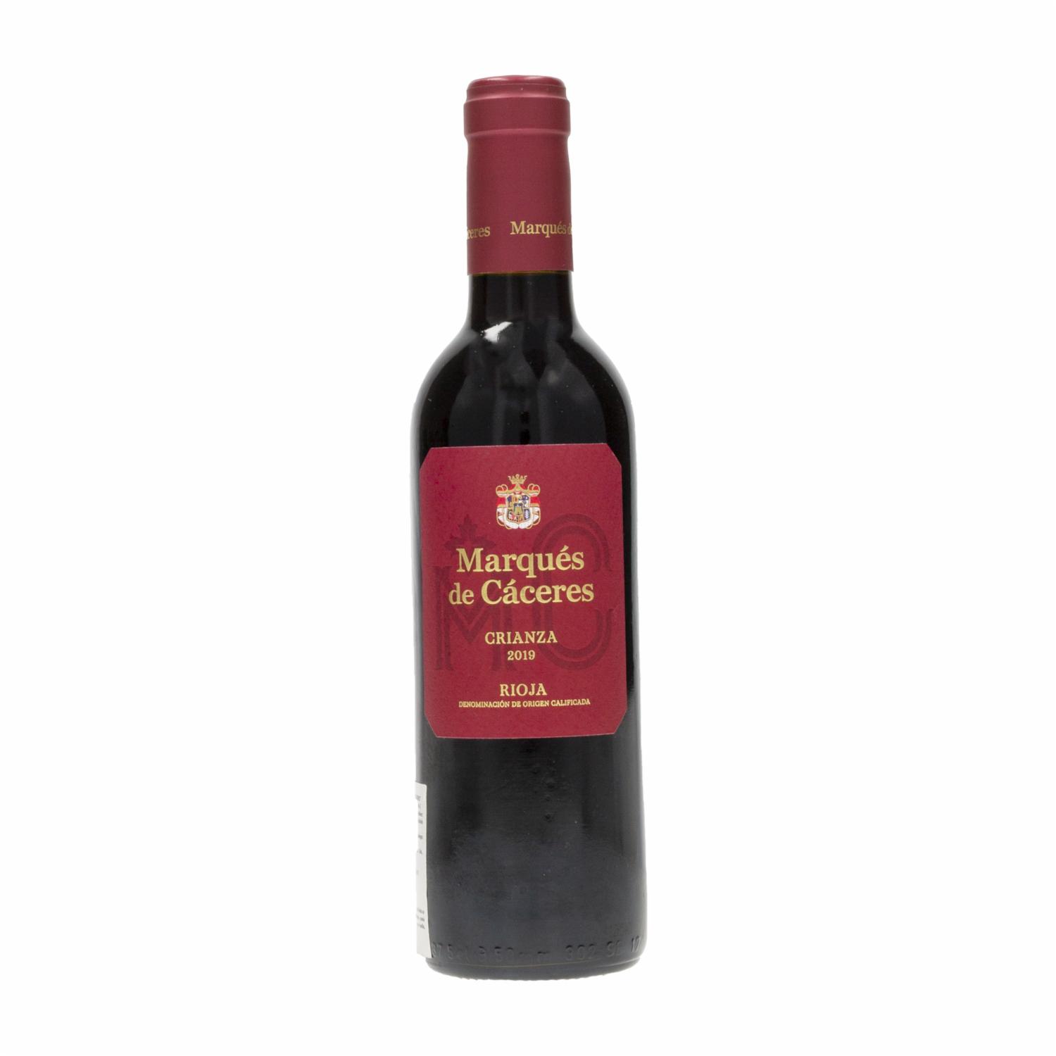 Vino Tinto Crianza MARQUÉS DE CÁCERES 375 ml