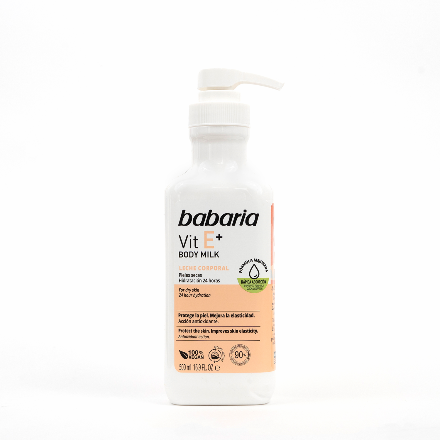 Crema Corporal Con Vitamina E+ BABARIA 500 Ml
