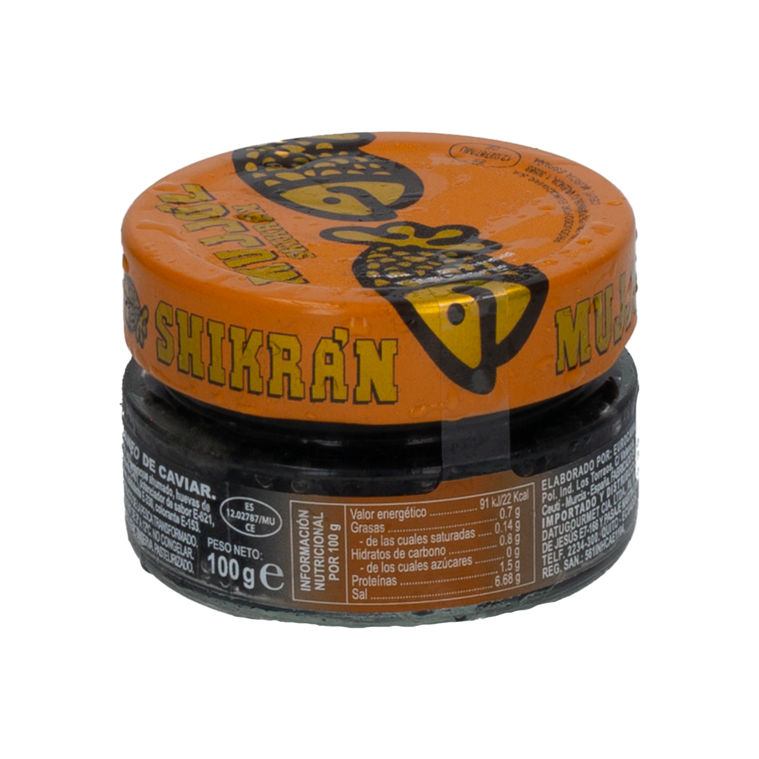 Caviar Español Negro MUJJOL 100 g