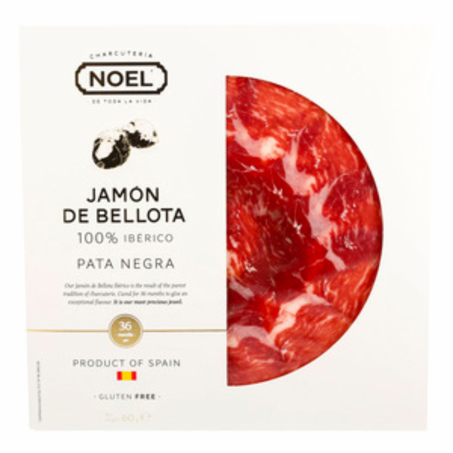 Jamón De Bellota Pata Negra NOEL 60 G