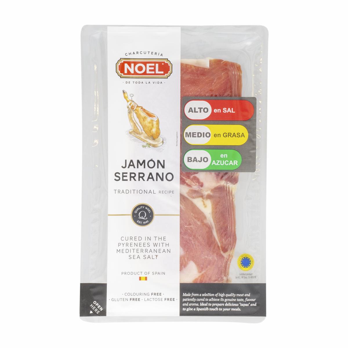 Jamón Serrano Tradicional NOEL 80 G