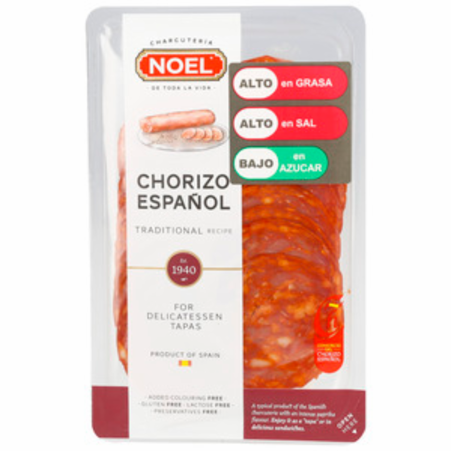 Chorizo Español Tradicional NOEL 80 G