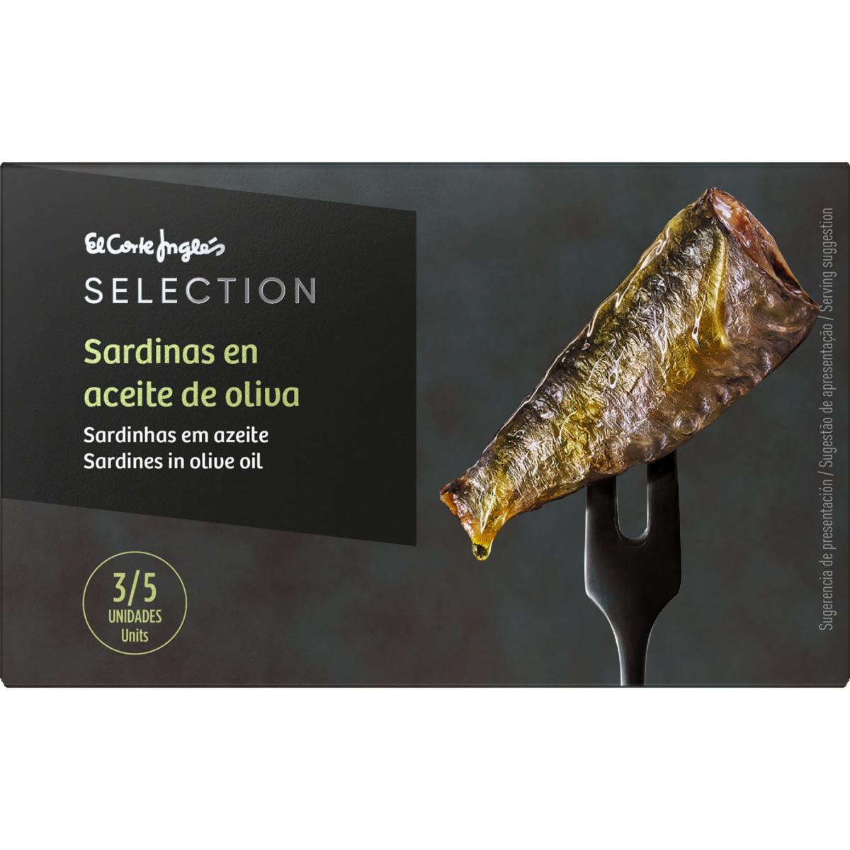 Sardina En Aceite De Oliva EL CORTE INGLÉS 120 G