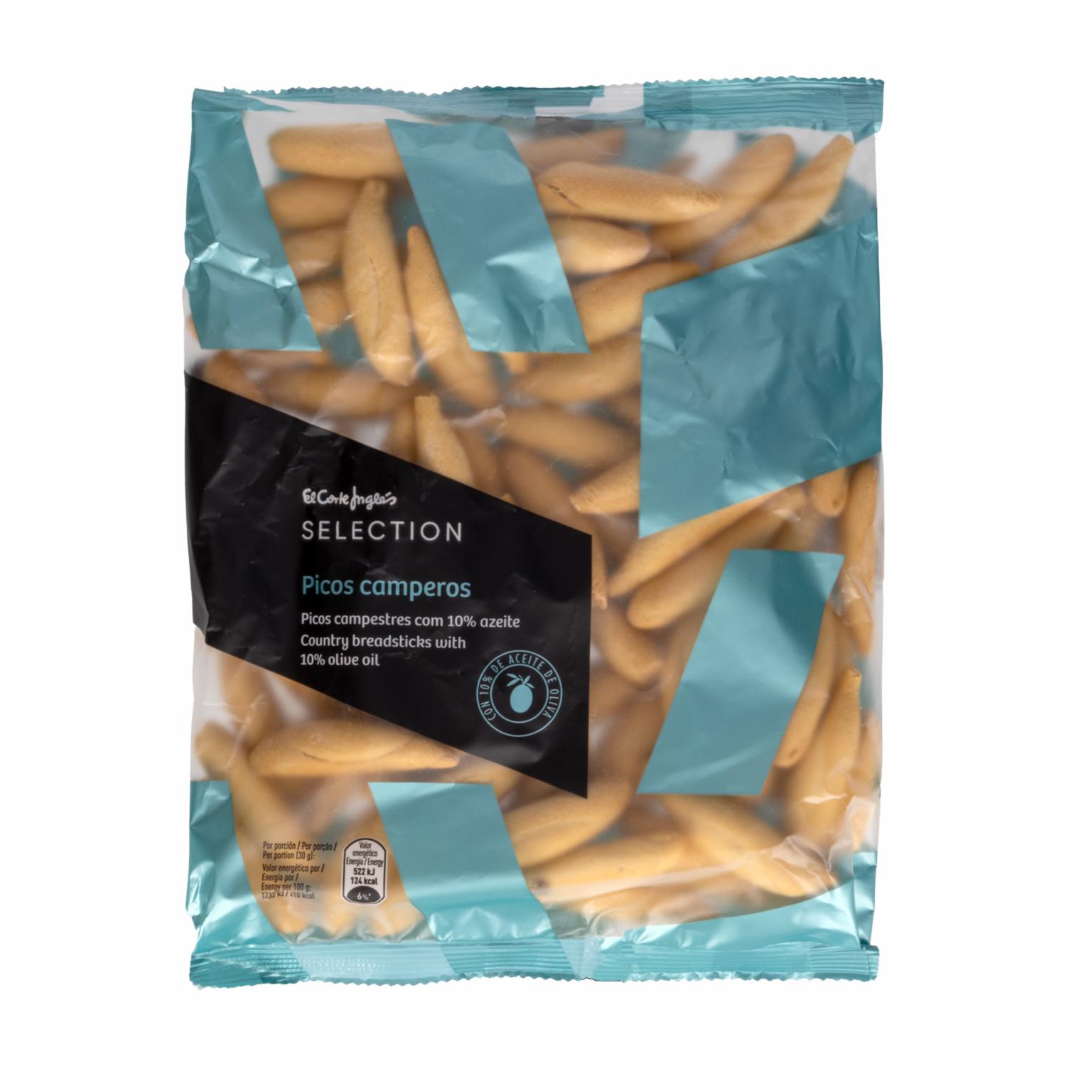 Picos Campero 10% Aceite De Oliva EL CORTE INGLÉS 250 G