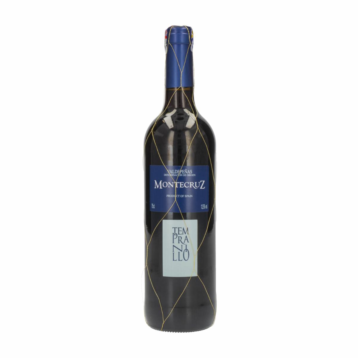 Vino Tinto Tempranillo Montecruz 750 Ml