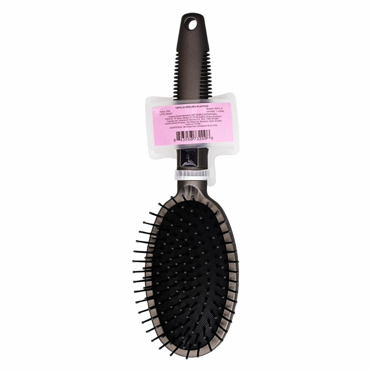 Cepillo De Cabello Ovalado Plástico JOIA Unidad