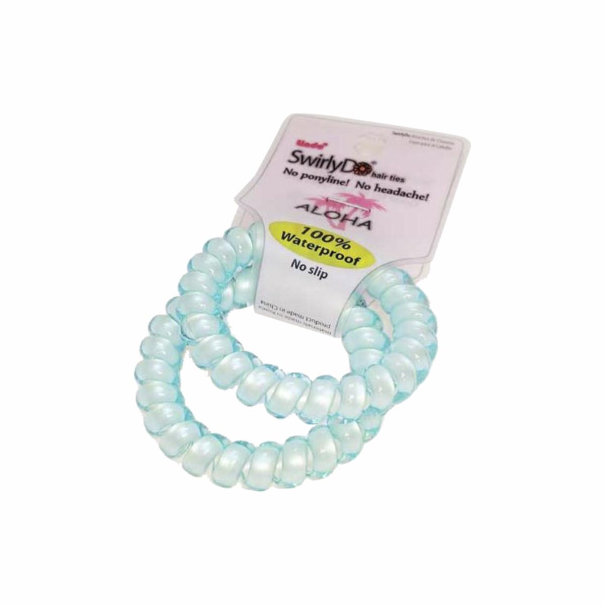 Vinchas De Cabello Tipo Elástico Plastica Esprial X2 SWIRLY DO Paquete