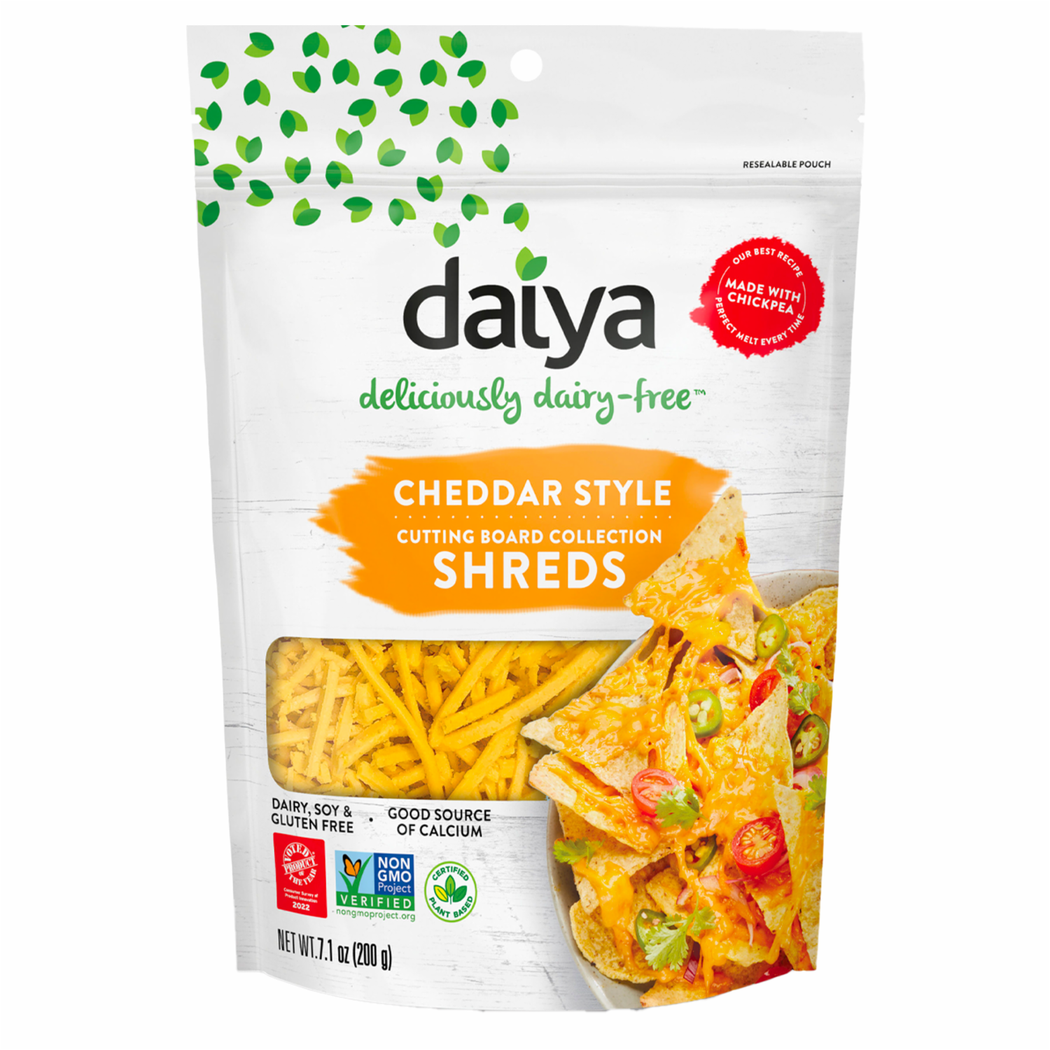 Queso Cheddar Vegano Rallado DAIYA 200 G