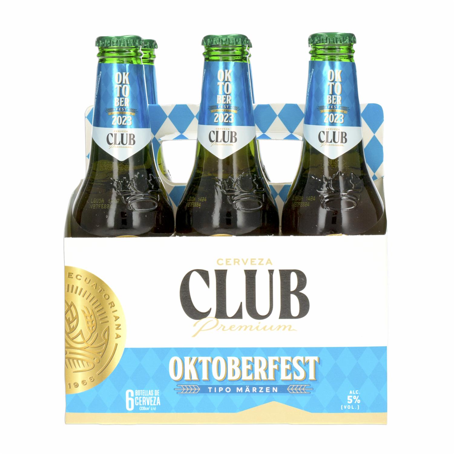 Cerveza Premium Oktoberfest CLUB 6 X 330 Ml