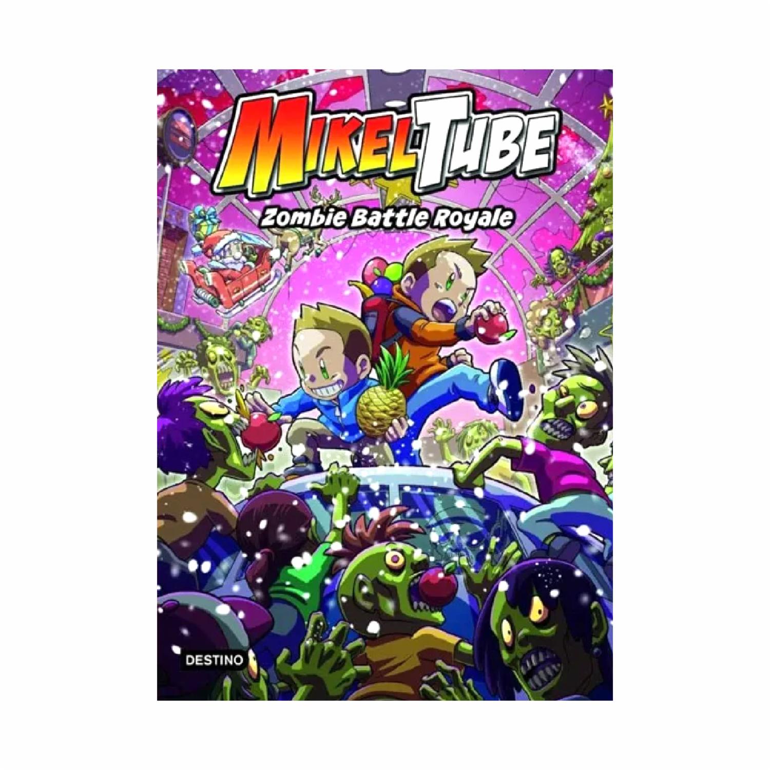 Libro Mikeltube 3 Zombie Battle Royale DESTINO 160 Páginas