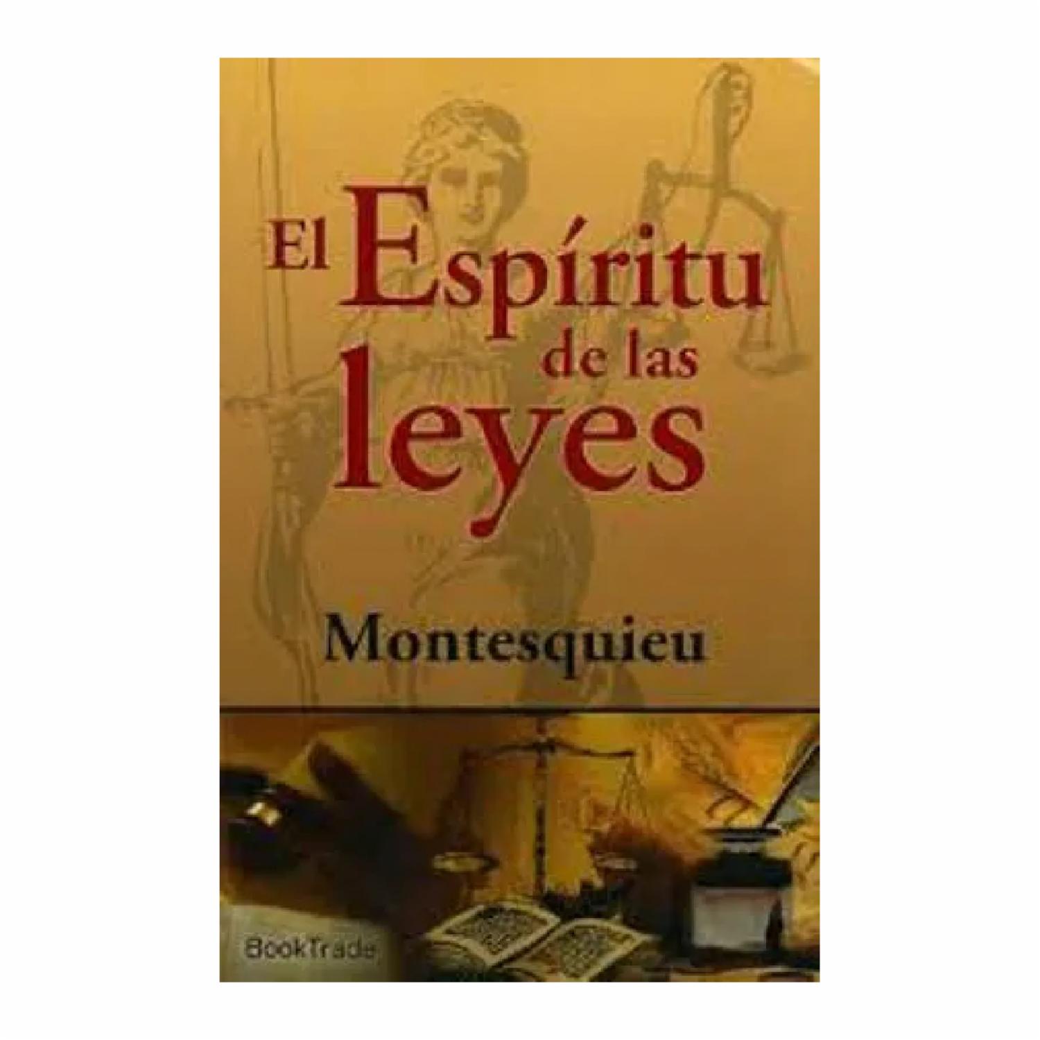 El Espíritu De Las Leyes Charles Montesquieu BOOK TRADE 374 Páginas