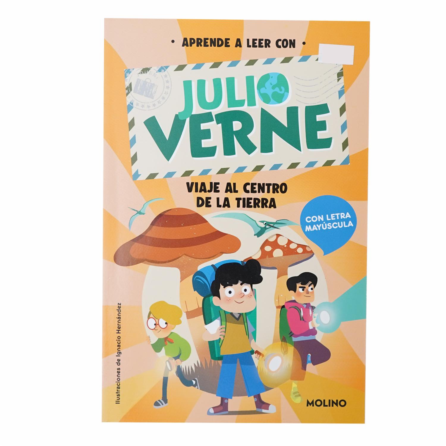 Libro Aprende A Leer Con Verne 4. Viaje Al Centro MOLINO 158 Páginas