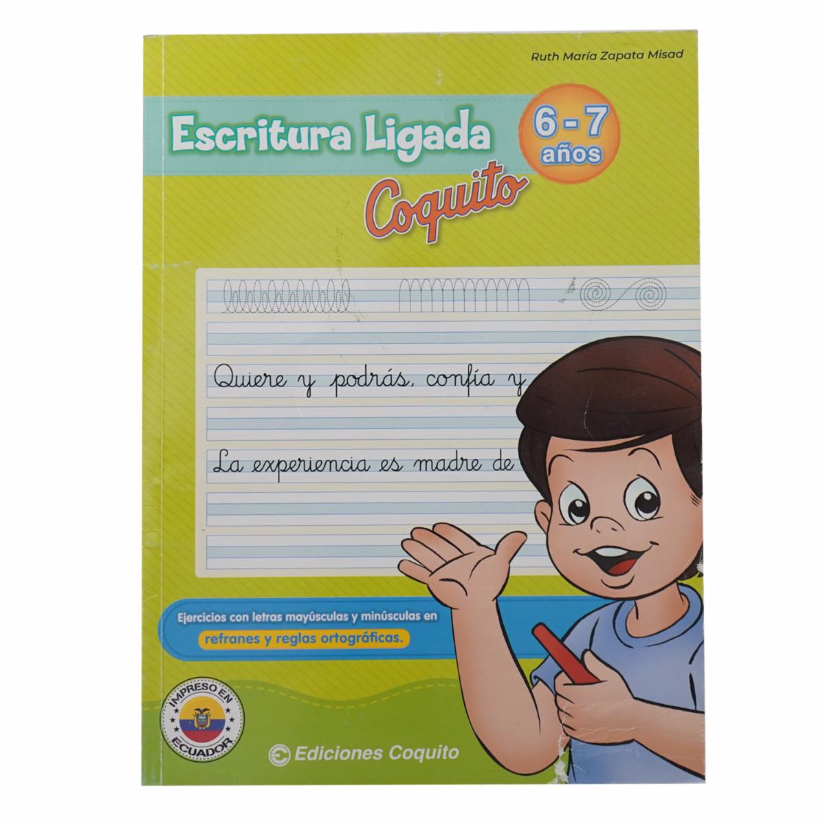 Libros Escritura Ligada 6 – 7 Años – Coquito LIBCO 80 Páginas