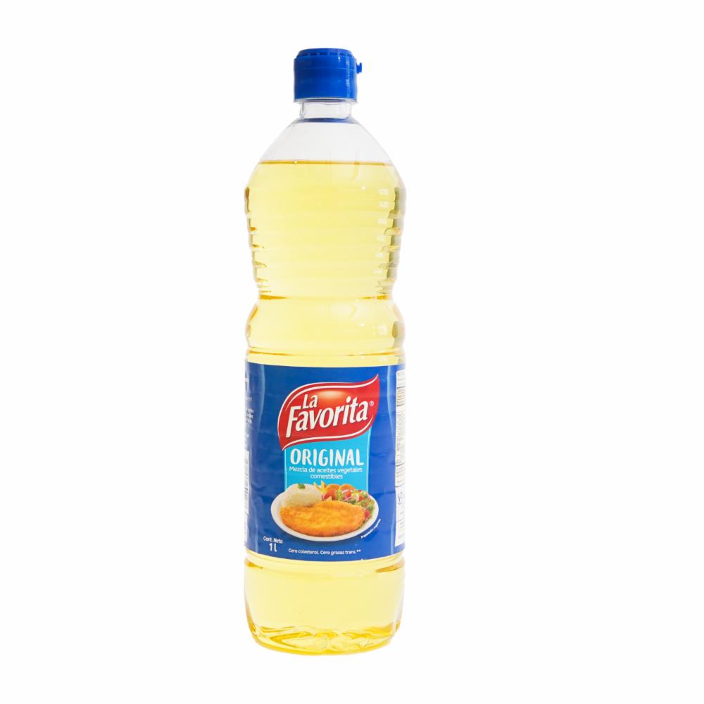 Aceite Comestible Vegetal La Favorita 1000 Ml