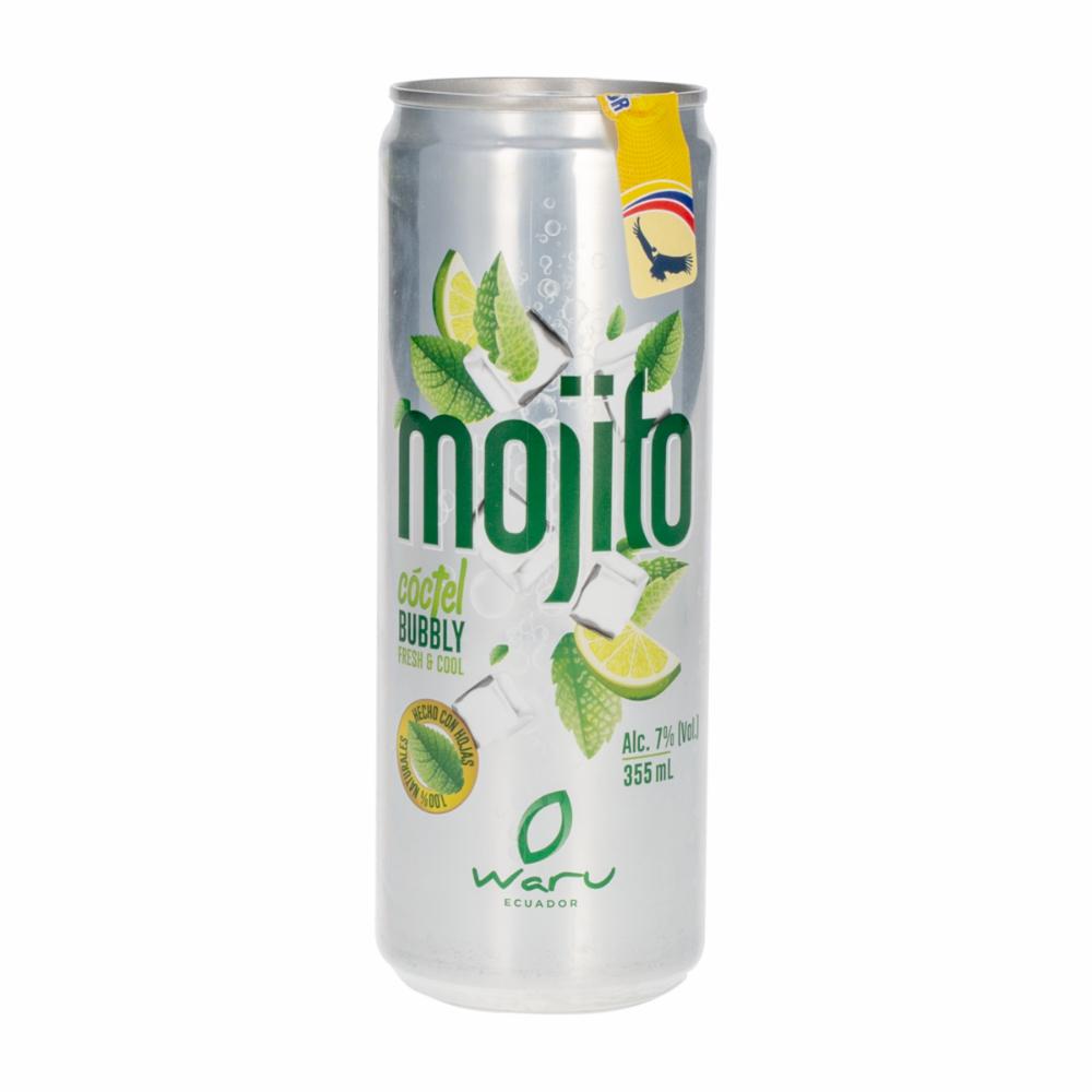 Coctel Mojito Bubbly Waru 355 Ml