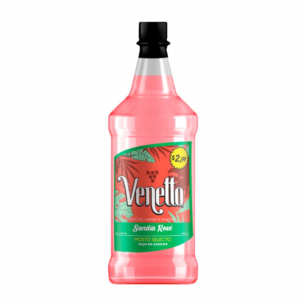 Coctel Sabor A Sandia Rose Mosto Selecto Venetto 1500 Ml