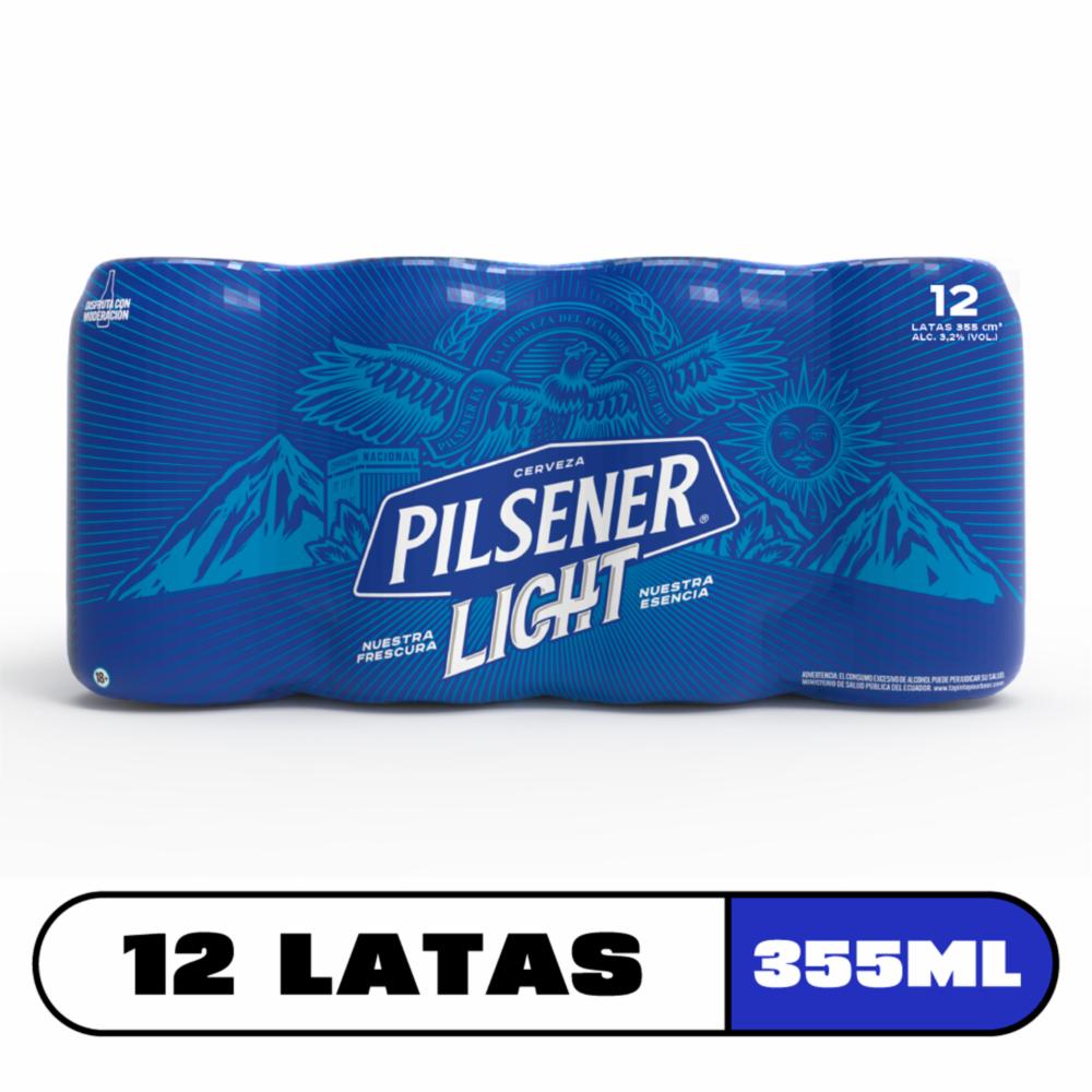 Cerveza Light En Lata Pilsener 12x355 Ml