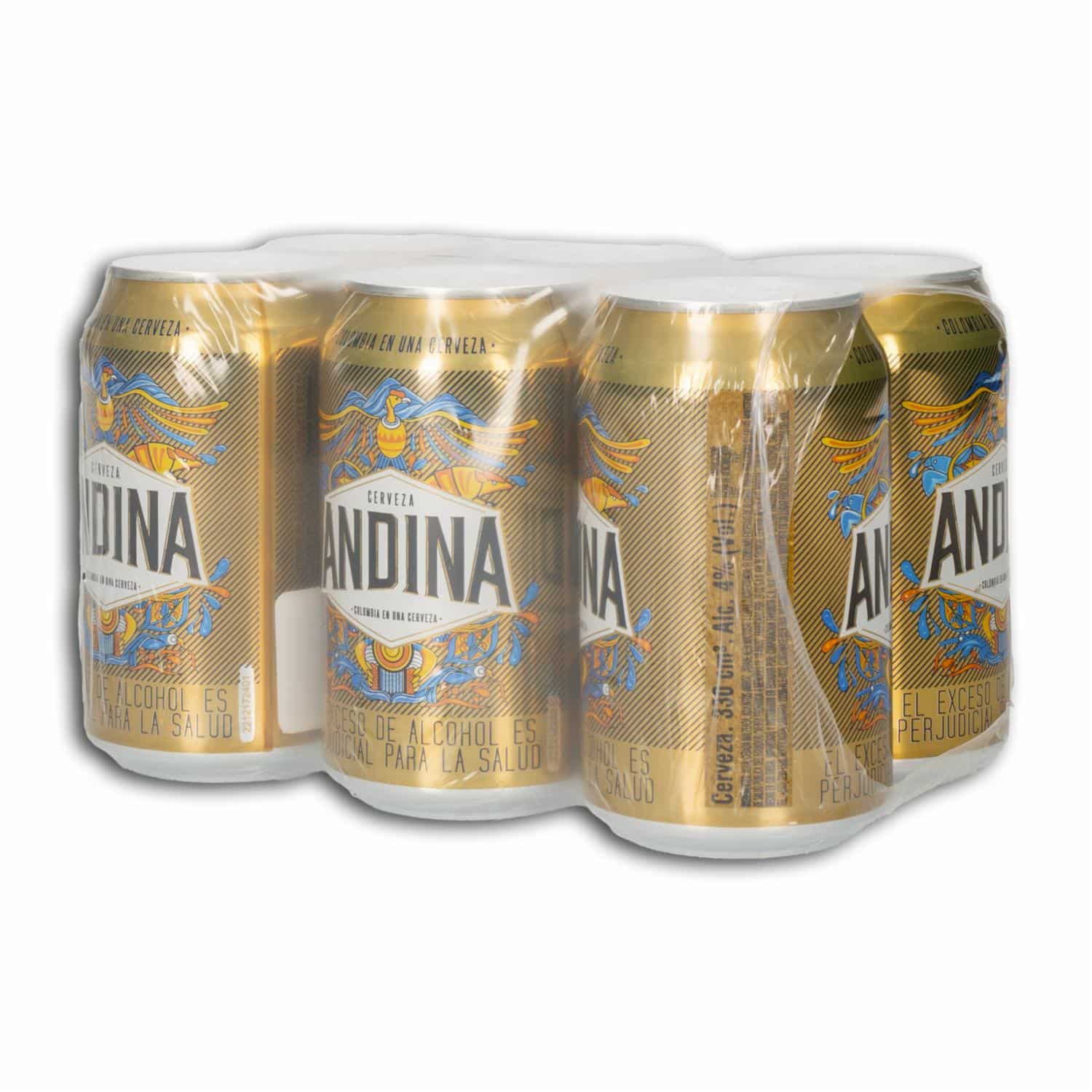 Cerveza En Lata Andina 6 X330 Ml
