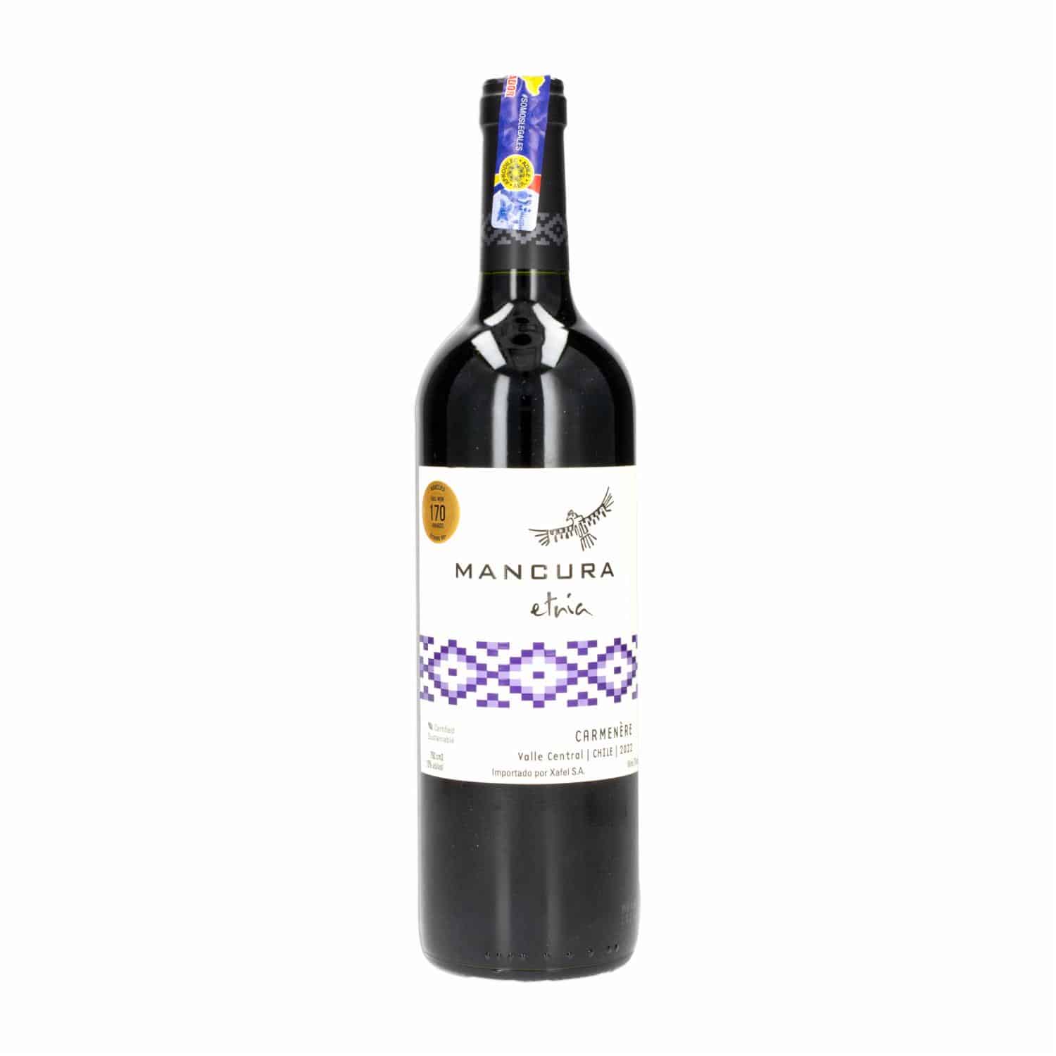 Vino Tinto Chileno Mancura 750 Ml