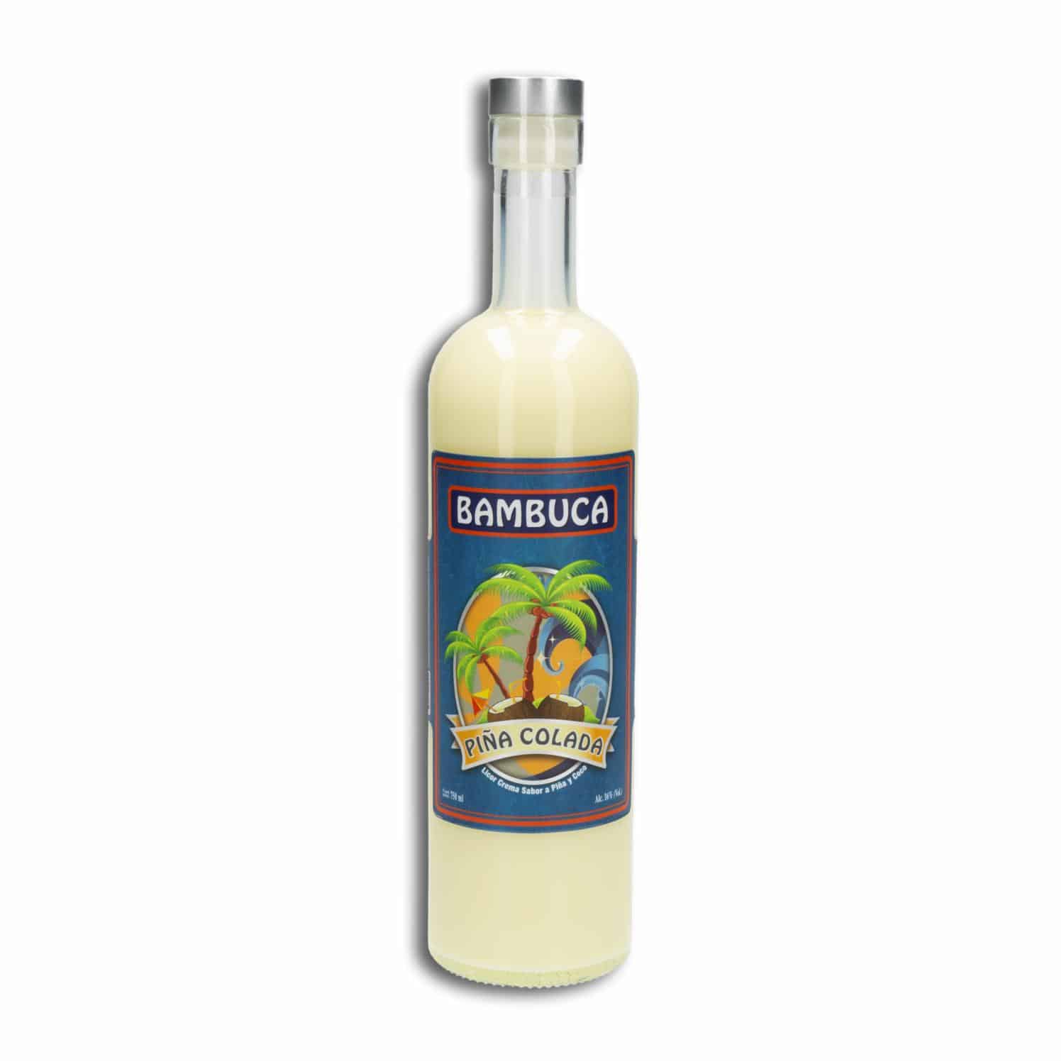 Cóctel Piña Colada Bambuca 750 Ml