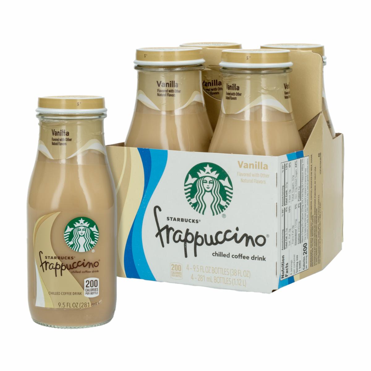 Frappuccino Sabor Vainilla STARBUCKS Pack 4 X 281 G